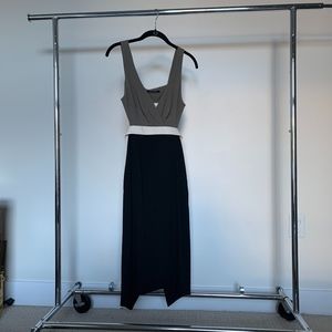 Black Halo Jackie O Cut out dress